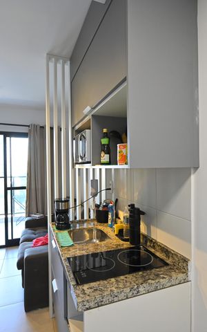 Apartamento à venda com 32m², 1 quarto e 1 vagaCozinha