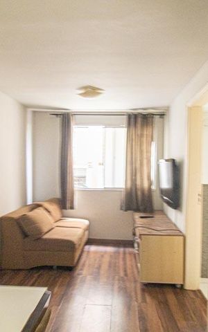 Apartamento à venda com 35m², 1 quarto e 1 vaga Apartamento à venda com 35m², 1 quarto e 1 vagaSala