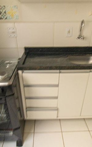 Apartamento à venda com 35m², 1 quarto e 1 vaga Apartamento à venda com 35m², 1 quarto e 1 vagaCozinha e Área de Serviço