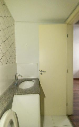 Apartamento à venda com 35m², 1 quarto e 1 vaga Apartamento à venda com 35m², 1 quarto e 1 vagaBanheiro Social