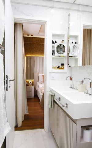 Apartamento à venda com 130m², 4 quartos e 4 vagasBanheiro da Suíte