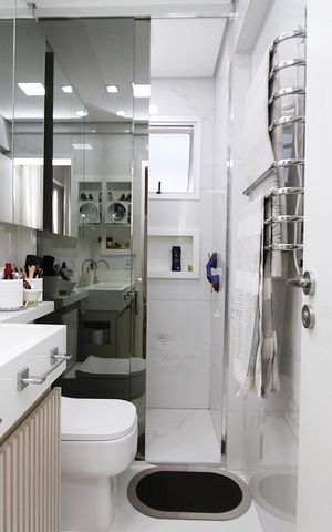 Apartamento à venda com 130m², 4 quartos e 4 vagasBanheiro da Suíte