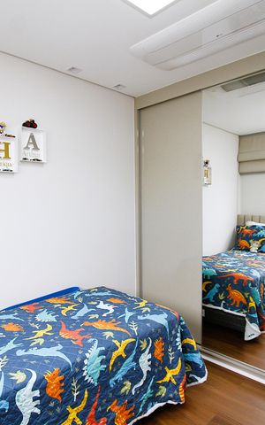 Apartamento à venda com 130m², 4 quartos e 4 vagasQuarto 3