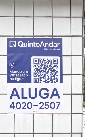 Apartamento para alugar com 80m², 2 quartos e 1 vagaFachada | Placa/Adesivo Quintoandar instalado