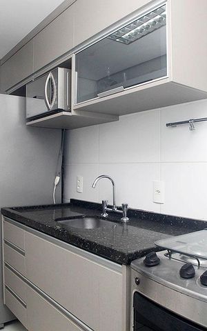 Apartamento à venda com 56m², 2 quartos e 1 vagaCozinha + Área de Serviço
