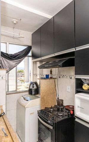 Apartamento à venda com 47m², 1 quarto e 2 vagas Apartamento à venda com 47m², 1 quarto e 2 vagasCozinha