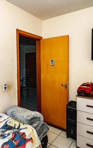 Apartamento à venda com 62m², 3 quartos e 1 vagaQuarto 2