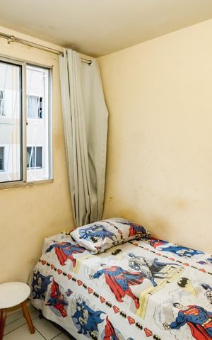 Apartamento à venda com 62m², 3 quartos e 1 vagaQuarto 2