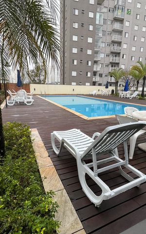 Apartamento à venda com 58m², 2 quartos e 1 vagaÁrea comum - Piscina