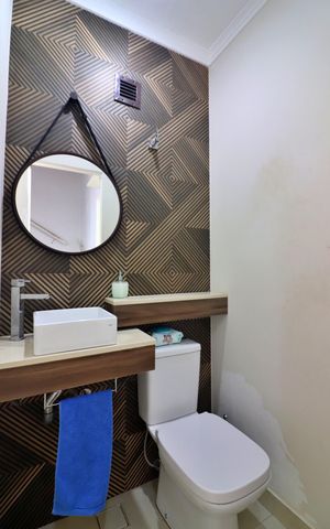 Casa de condomínio para alugar com 120m², 3 quartos e 1 vagaLavabo