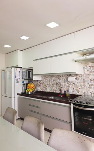 Casa de condomínio para alugar com 120m², 3 quartos e 1 vagaCozinha 