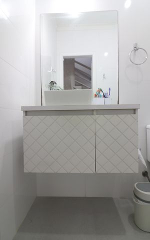 Casa de condomínio para alugar com 120m², 3 quartos e 1 vagaBanheiro Social