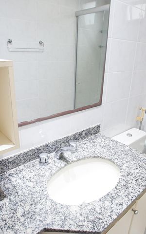 Apartamento à venda com 86m², 3 quartos e 2 vagasBanheiro da Suíte