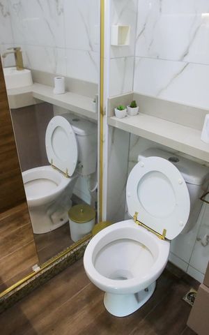 Apartamento à venda com 49m², 2 quartos e 1 vagaBanheiro Social