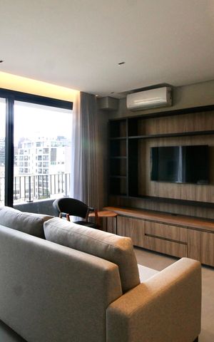 Apartamento para alugar com 53m², 1 quarto e 1 vaga Apartamento para alugar com 53m², 1 quarto e 1 vagaSala