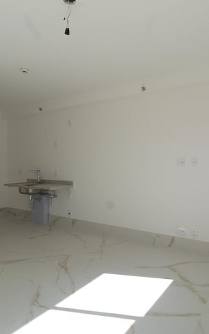 Studio à venda com 30m², 1 quarto e 1 vagaSala/Quarto