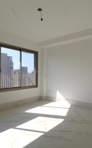 Studio à venda com 30m², 1 quarto e 1 vagaSala/Quarto