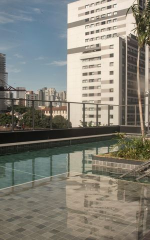 Studio à venda com 28m², 1 quarto e sem vagaÁrea comum - Piscina