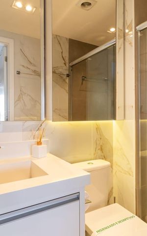 Apartamento à venda com 41m², 1 quarto e 1 vaga Apartamento à venda com 41m², 1 quarto e 1 vagaBanheiro