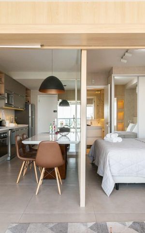 Apartamento à venda com 41m², 1 quarto e 1 vaga Apartamento à venda com 41m², 1 quarto e 1 vagaSala/Quarto