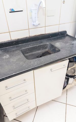 Apartamento à venda com 45m², 2 quartos e 1 vagaCozinha e Área de Serviço