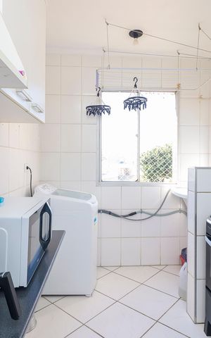Apartamento à venda com 45m², 2 quartos e 1 vagaCozinha e Área de Serviço