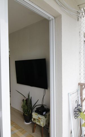 Apartamento à venda com 52m², 2 quartos e 1 vagaVaranda