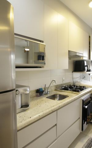 Apartamento à venda com 52m², 2 quartos e 1 vagaCozinha e Área de Serviço