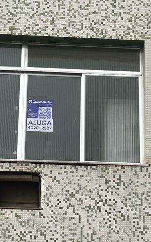 Studio para alugar com 28m², 1 quarto e sem vagaFachada + placa