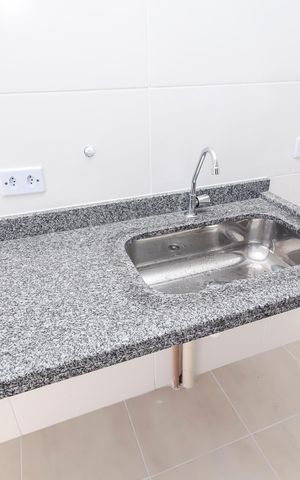 Apartamento à venda com 46m², 2 quartos e 1 vagaCozinha e Área de Serviço