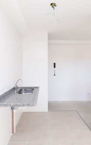 Apartamento à venda com 46m², 2 quartos e 1 vagaCozinha e Área de Serviço