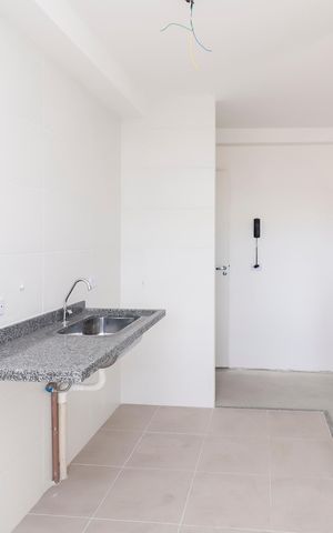 Apartamento à venda com 46m², 2 quartos e 1 vagaCozinha e Área de Serviço
