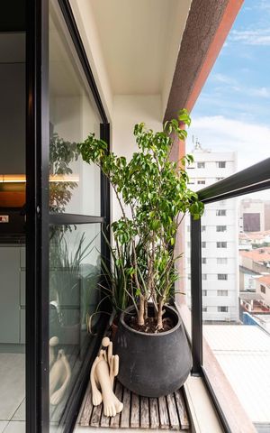 Studio à venda com 26m², 1 quarto e sem vaga Studio à venda com 26m², 1 quarto e sem vagaVaranda