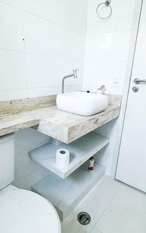 Apartamento à venda com 43m², 2 quartos e sem vaga Apartamento à venda com 43m², 2 quartos e sem vagaBanheiro