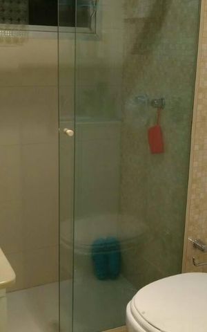 Apartamento à venda com 58m², 1 quarto e 1 vaga Apartamento à venda com 58m², 1 quarto e 1 vagaBanheiro social