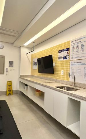 Studio à venda com 29m², 1 quarto e sem vaga Studio à venda com 29m², 1 quarto e sem vagaÁrea comum - Lavanderia