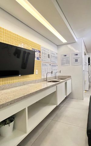 Studio à venda com 29m², 1 quarto e sem vaga Studio à venda com 29m², 1 quarto e sem vagaÁrea comum - Lavanderia