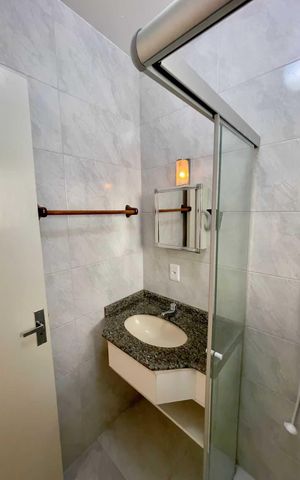 Apartamento para alugar com 56m², 1 quarto e 1 vaga Apartamento para alugar com 56m², 1 quarto e 1 vagaBanheiro