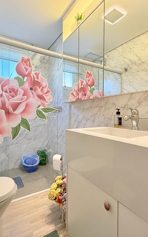 Apartamento à venda com 87m², 2 quartos e 2 vagas Apartamento à venda com 87m², 2 quartos e 2 vagasBanheiro Social
