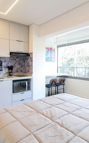 Studio à venda com 25m², 1 quarto e sem vaga Studio à venda com 25m², 1 quarto e sem vagaSala/Quarto/Cozinha