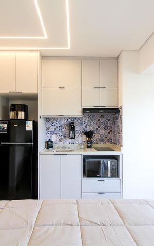 Studio à venda com 25m², 1 quarto e sem vaga Studio à venda com 25m², 1 quarto e sem vagaSala/Quarto/Cozinha