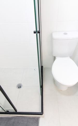 Studio à venda com 25m², 1 quarto e sem vaga Studio à venda com 25m², 1 quarto e sem vagaBanheiro