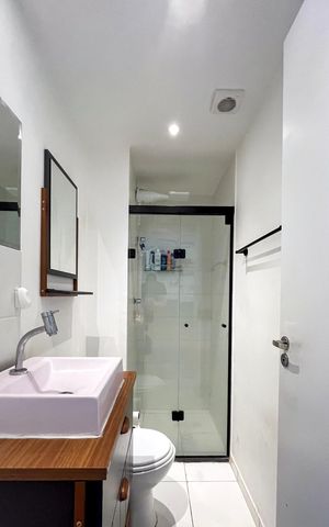 Apartamento para alugar com 30m², 2 quartos e sem vaga Apartamento para alugar com 30m², 2 quartos e sem vagaBanheiro
