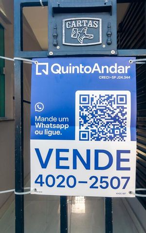 Apartamento à venda com 30m², 1 quarto e sem vaga Apartamento à venda com 30m², 1 quarto e sem vagaPlaca