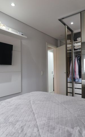 Apartamento à venda com 59m², 2 quartos e 1 vagaQuarto 1
