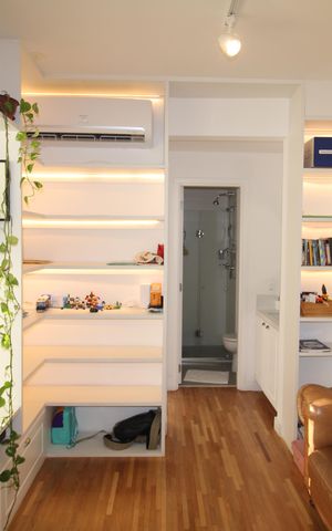 Apartamento para alugar com 42m², 1 quarto e 1 vagaSala / Cozinha