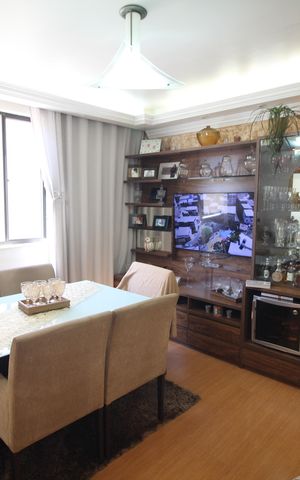 Apartamento à venda com 74m², 3 quartos e 2 vagasSala