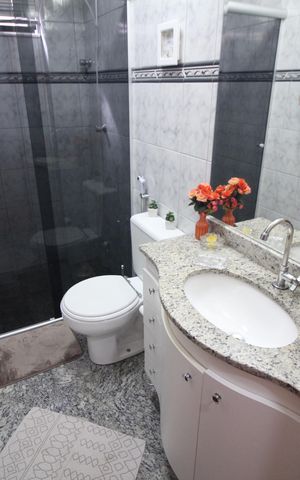 Apartamento à venda com 74m², 3 quartos e 2 vagasBanheiro