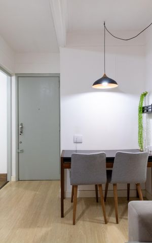 Studio para alugar com 32m², 1 quarto e sem vaga Studio para alugar com 32m², 1 quarto e sem vagaSala