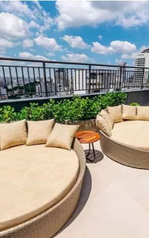 Apartamento à venda com 30m², 1 quarto e sem vagaÁrea externa